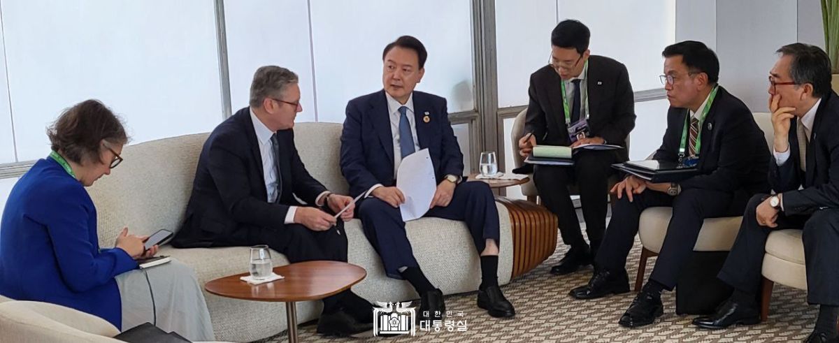 윤석열 대통령, G20 정상회의 계기 영국 총리와 정상회담 개최